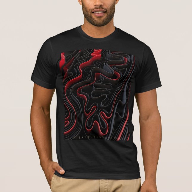 Interfold Black T-Shirt (Front)