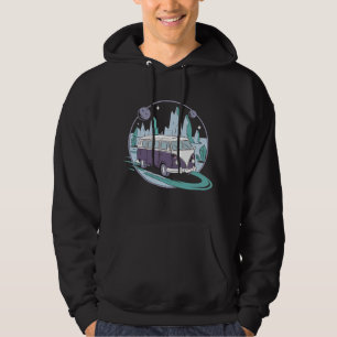 Intergalactic Roadtrip – Psychedelic Space Van  Hoodie