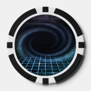 Intergalactic Sci-Fi Background Poker Chips