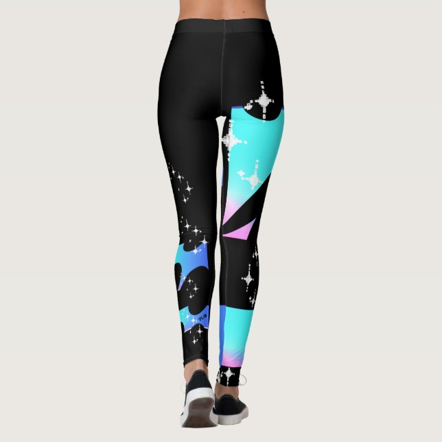 Intergalactic Wave Leggings (Back)