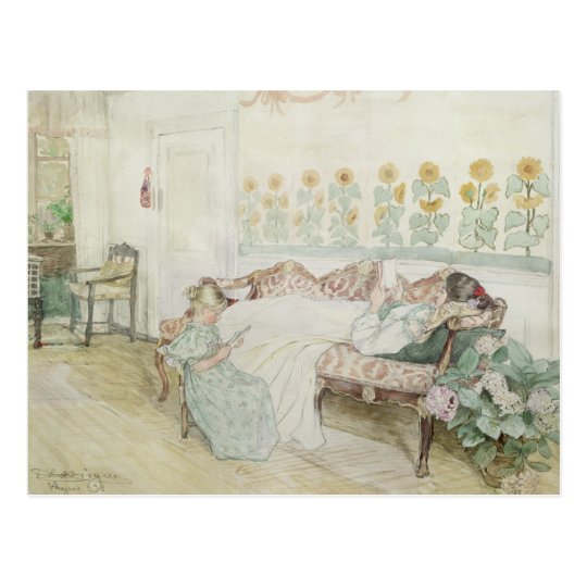 Interior, 1898 postcard