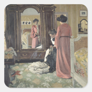 Interior, 1904 square sticker