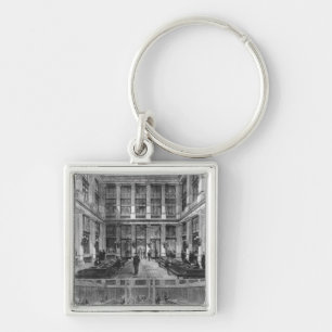 Interior and cross-section key ring