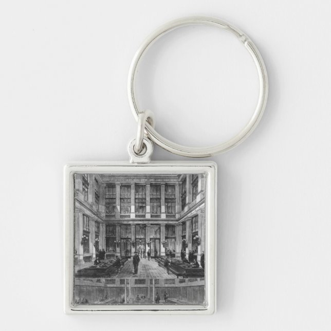 Interior and cross-section key ring (Front)