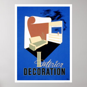 Interior Decoration 1940 WPA