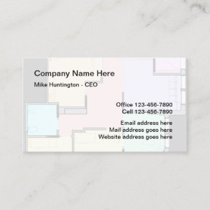 Interior Design Architect Business Card