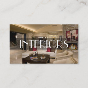 Interior design business card