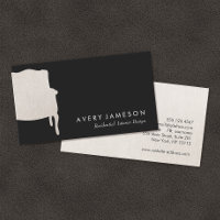 Interior Design French Chair Business Card