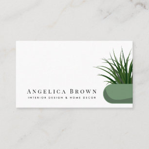 Interior Design & Home Decor Business Card