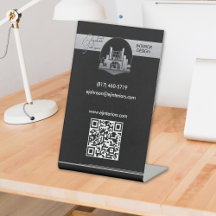 Interior Design or Architect Logo Black and Steel 