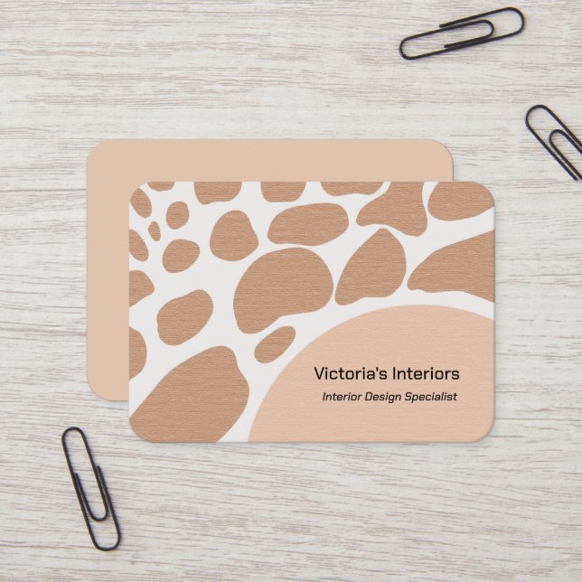 Interior Design Specialist  Business Card (Front/Back In Situ)