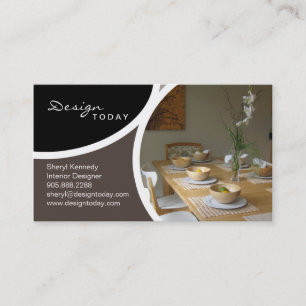 Interior Design Staging Modern Business Card 4