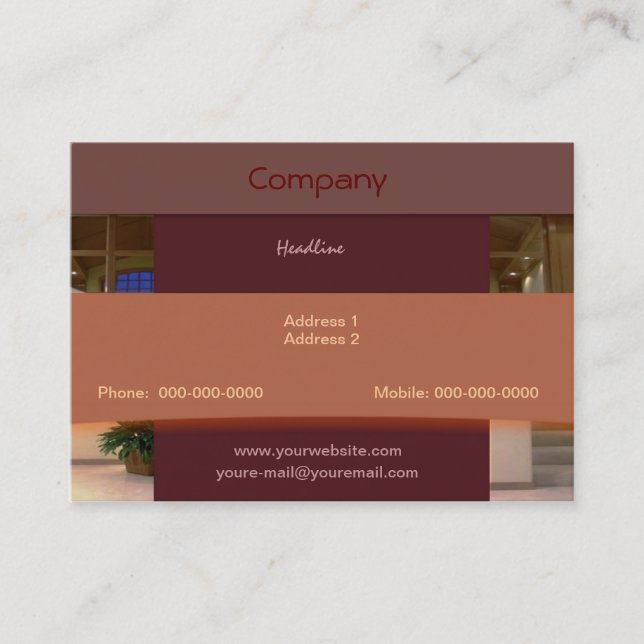 Interior Designer Business Card (Front)