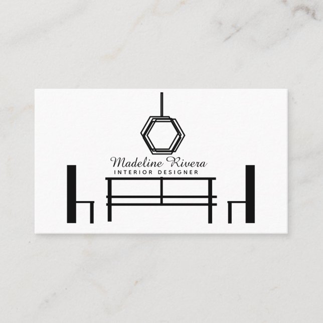Interior Designer Business Card (Front)