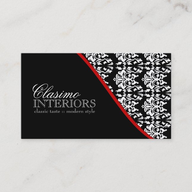 Interior Designer Business Card (Front)