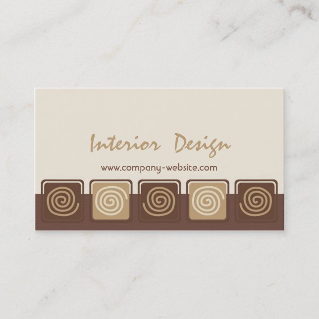Interior Designer Business Card (Front)