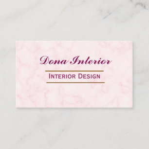 Interior Designer Business Card