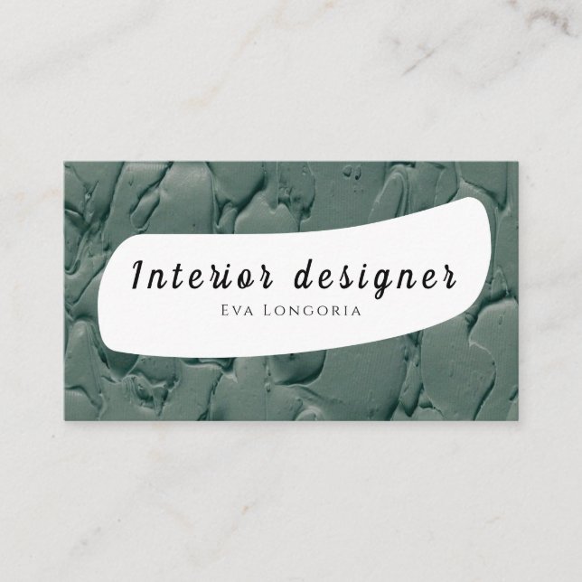 Interior designer Business Card (Front)