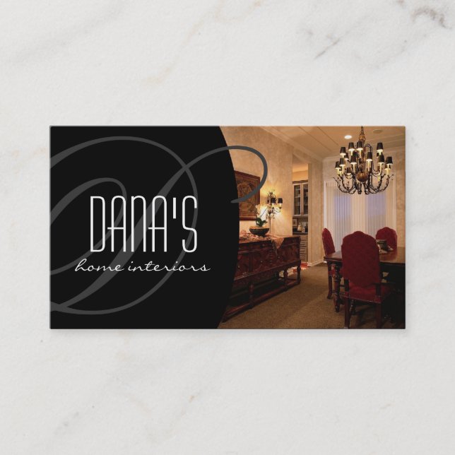 Interior Designer Business Card (Front)