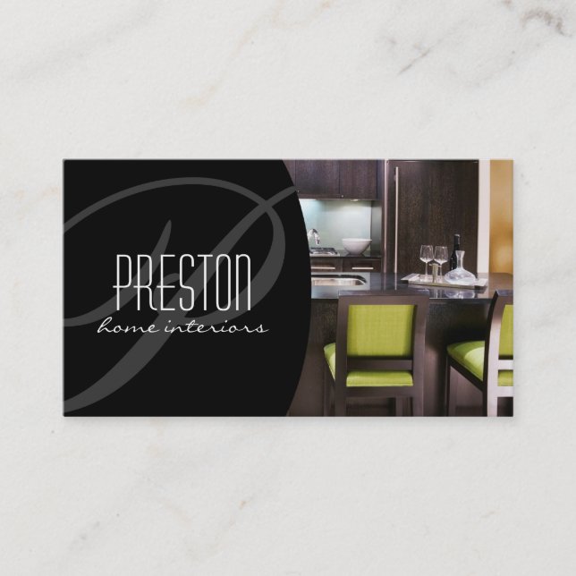 Interior Designer Business Card (Front)