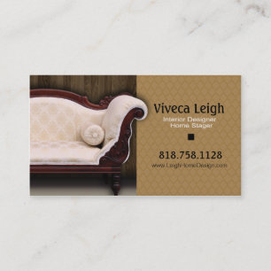 Interior Designer, Home Stager Business Card