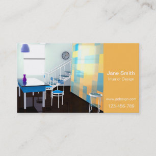 Interior Designer Interior Decorator, Colour Desig Business Card