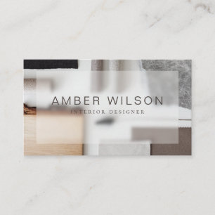 Interior Designer Modern Aesthetic Business Card