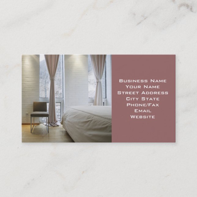 Interior Designer or Staging Business Card (Front)
