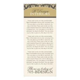 Interior Designer Rack Card