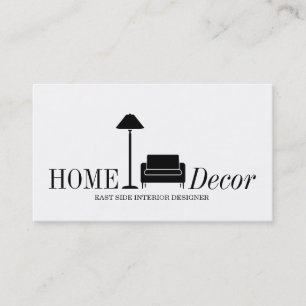 Interior Exterior Designer Furniture Store Busines Business Card