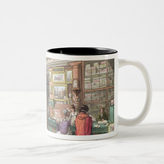 Interior from Ackermann's 'Repository of Arts, Lit Two-Tone Coffee Mug (Right)