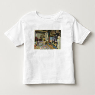 Interior Kitchen View of the John Alden House Toddler T-Shirt