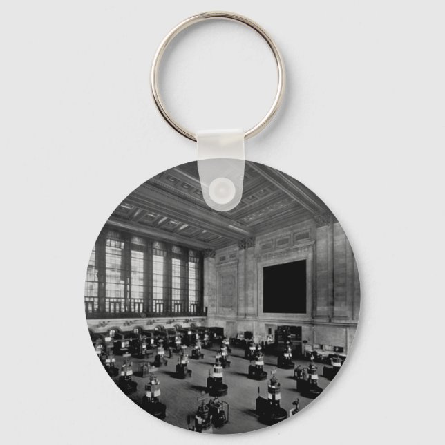 Interior New York Stock Exchange Lower Manhattan Key Ring (Front)