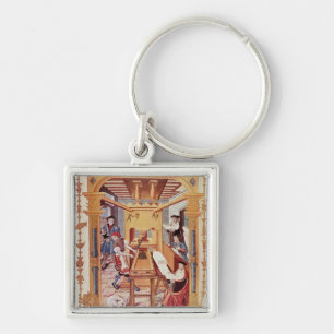 Interior of a 16th century printing works key ring