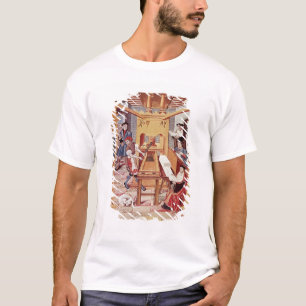 Interior of a 16th century printing works T-Shirt