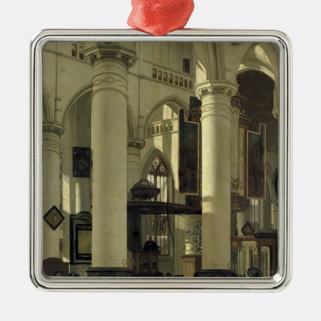 Interior of a church metal tree decoration (Front)