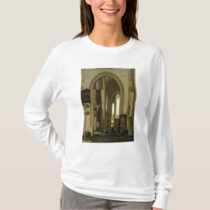 Interior of a Church with Figures, 1685 T-Shirt