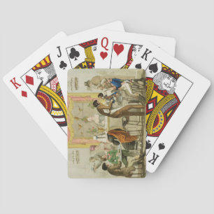 Interior of a Coffee House, pub. for William Pearm Playing Cards