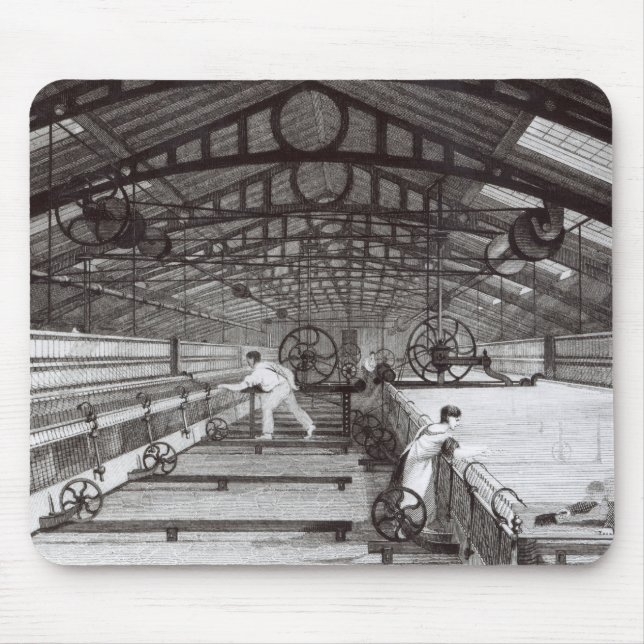 Interior of a Cotton Mill Mouse Pad (Front)