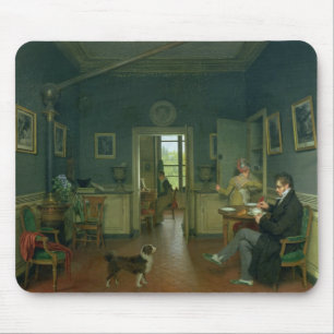 Interior of a Dining Room, 1816 Mouse Pad
