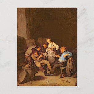 Interior of a Dutch Tavern Postcard