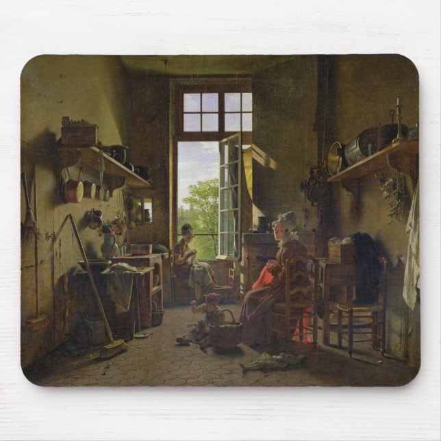 Interior of a Kitchen, 1815 Mouse Pad (Front)