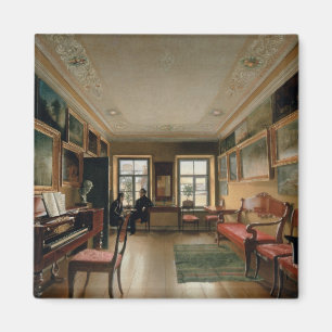 Interior of a Manor House, 1830s Magnet