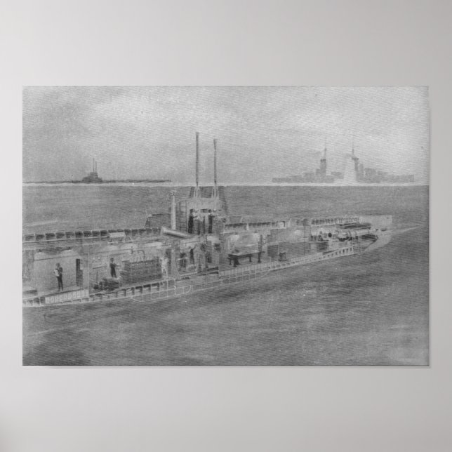 Interior of a Modern German U-Boat Poster (Front)