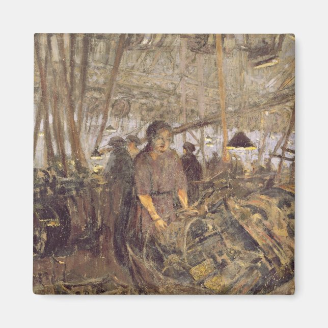 Interior of a Munitions Factory Magnet (Front)