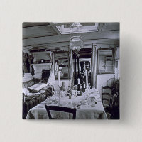 Interior of a Nile Boat (b&w photo)