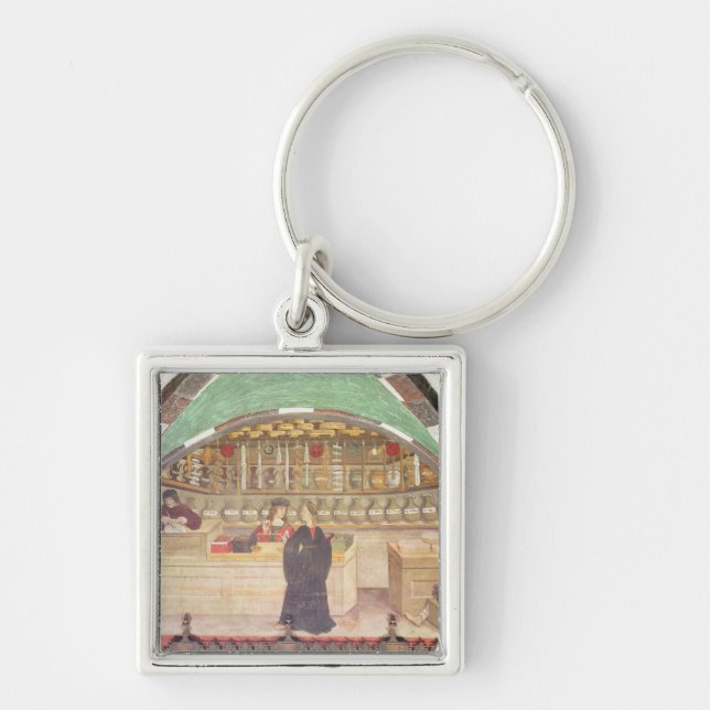 Interior of a pharmacy key ring (Front)