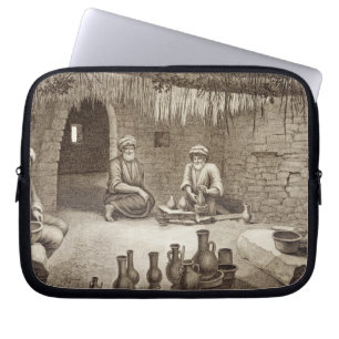 Interior of a Potter's Workshop, from Volume II Ar Laptop Sleeve