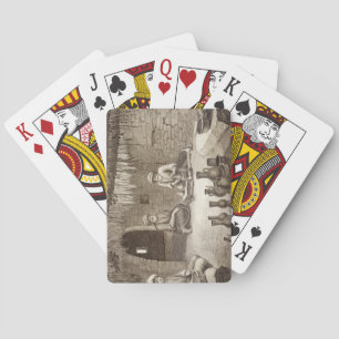Interior of a Potter's Workshop, from Volume II Ar Playing Cards