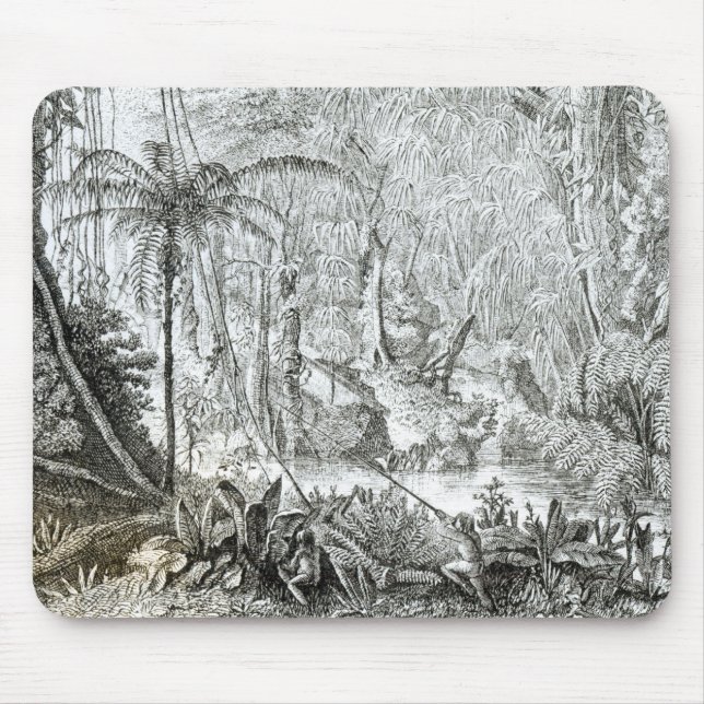Interior of a Primeval Forest in the Amazons Mouse Pad (Front)